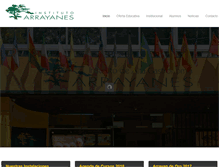 Tablet Screenshot of institutoarrayanes.com.ar